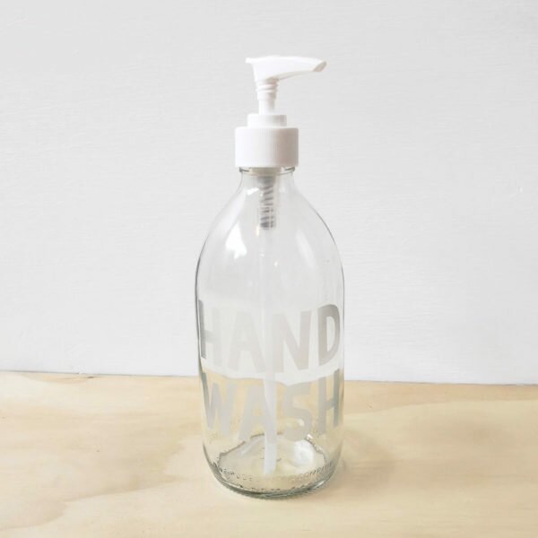 Glass Bottle – Hand Wash